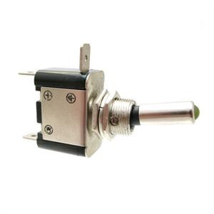 LED Illuminated Toggle Switch Amber SPST 25 Amp 12 Volt
