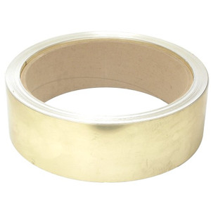 Anodized Aluminum Trim Bright Gold Color, 6" x 0.025", by the foot Anodized Aluminum Trim Bright Gold Color, 6" x 0.025", by the foot