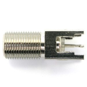 F-61 PCB Mount TV Coaxial Connector