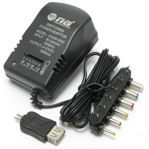 Universal 2000 mA Switching Power Adapter Universal 2000 mA Switching Power Adapter