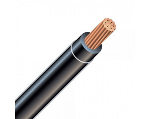 6 Gauge Black THHN, 600 Volt, Stranded Copper 100 ft Length