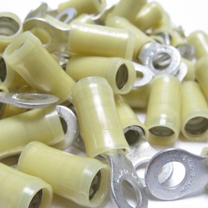 12 - 10 Awg Insulated Ring Terminals, 500 Piece Box 12 - 10 Awg Insulated Ring Terminals, 500 Piece Box