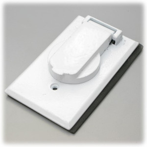 Weatherproof Single Gang Receptacle or Switch Cover Weatherproof Single Gang Receptacle or Switch Cover