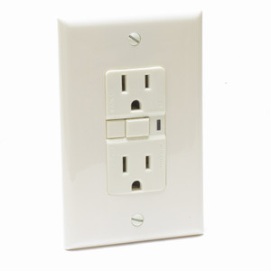Heavy Duty GFCI Duplex Receptacle Outlet, Almond, 10 Pack