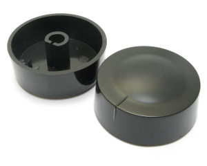 Dimmer Knob For Push-On D-Shaped Shaft, Black