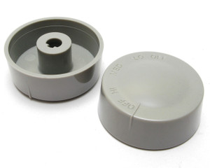 Dimmer Knob For Push-On D-Shaped Shaft, Grey