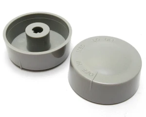 Dimmer Knob For Push-On D-Shaped Shaft, Grey