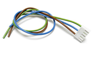 Connector, Molex Style, AC Power, European Wire Colors