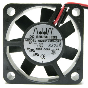 12 Volt DC Axial Fan, 40mm x 10mm