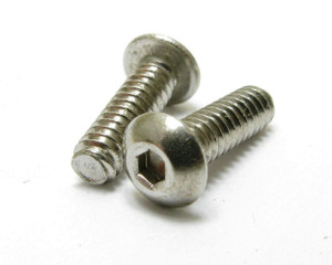 4-40 x 3/8 Inch Button Socket Cap Screw, 100 Piece
