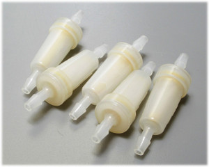 In-line Filter, 10 Micron, 1/8 Inch Hose Barbs, 5 Piece In-line Filter, 10 Micron, 1/8 Inch Hose Barbs, 5 Piece