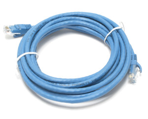 CAT6 UTP Patch Cable, 10 Foot Length, Blue