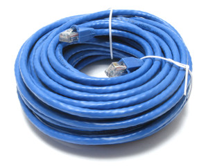CAT6 UTP Patch Cable, 550 MHz, 50 Foot, Blue CAT6 UTP Patch Cable, 550 MHz, 50 Foot, Blue