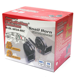 Two-Tone, Snail Horn Set, 12 Volt DC Two-Tone, Snail Horn Set, 12 Volt DC