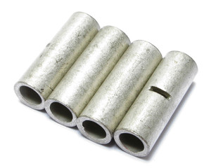 6 Gauge Non-Insulated Butt Connectors, 4 Piece 6 Gauge Non-Insulated Butt Connectors, 4 Piece