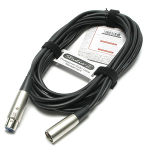 3 Pin XLR Male To Female Microphone Cable – 20 Foot