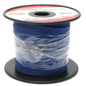 Expandable Braided Sleeving 1/4 Inch Blue Expandable Braided Sleeving 1/4 Inch Blue