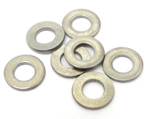 Flat Washer, #8 x 3/8" x 3/64", Stainless Steel, 200pcs
