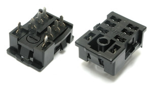 Fujitsu 263P202 8-Pin Relay Socket, 25pcs