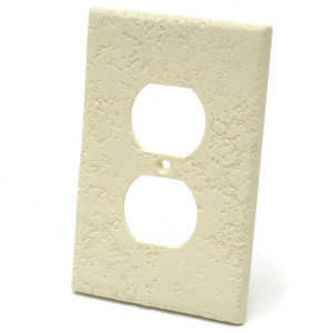 RPP Devices KD8 Textured Paintable Duplex Outlet Wall Plate, Knock Down, 40pcs RPP Devices KD8 Textured Paintable Duplex Outlet Wall Plate, Knock Down, 40pcs