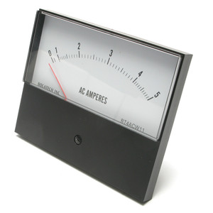 0 - 5 Ampere AC Analog Panel Meter, 4.5 Inch 0 - 5 Ampere AC Analog Panel Meter, 4.5 Inch