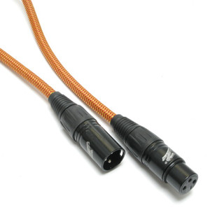 Professional 3-Pin XLR Male to Female Microphone Cable 10 Foot Orange