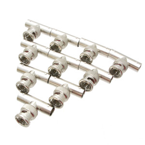 AMP 413592-2 BNC Tee Adapters, 50 Ohm, 10 Piece AMP 413592-2 BNC Tee Adapters, 50 Ohm, 10 Piece