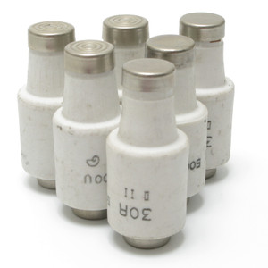 ETI 500VAC 30A Bottle Fuse Link, 6pcs
