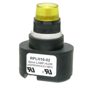 Ledtronics 16mm Indicator Light RPLH16 - Yellow Ledtronics 16mm Indicator Light RPLH16 - Yellow