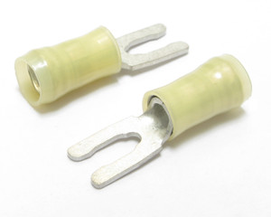 Tyco 52430-1 10-12AWG, #6 Fork Terminal, 500pcs Tyco 52430-1 10-12AWG, #6 Fork Terminal, 500pcs