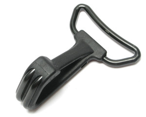 Reinforced Snap Hook, 1-1/4 inch, black, 10pc lot Reinforced Snap Hook, 1-1/4 inch, black, 10pc lot