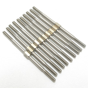 Tie Rod Kit, 4-40 x 65mm, Left and Right Thread, 10pcs Tie Rod Kit, 4-40 x 65mm, Left and Right Thread, 10pcs