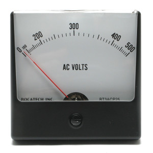 0 - 500 Volt AC Panaview Analog Panel Meter, 3 Inch 0 - 500 Volt AC Panaview Analog Panel Meter, 3 Inch