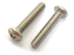 Stainless Steel Bolts/Machine Screw, 10-32 x 1" Phillips Pan Head, 100pcs