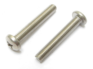 Stainless Steel Bolts/Machine Screw, 10-32 x 1-1/4" Phillips Pan Head, 100pcs Stainless Steel Bolts/Machine Screw, 10-32 x 1-1/4" Phillips Pan Head, 100pcs
