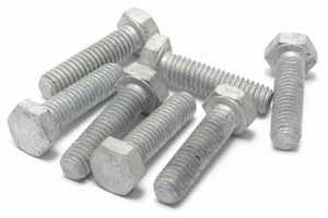 Hex Bolt, 5/16-18 x 1-1/4", Grade 5 Galvanized Steel, 290pcs