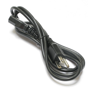 Power Cord, IEC C13 to NEMA 5-15P 18/3 SVT, 4ft, 20-pack