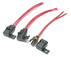 Delphi PA66 Waterproof Marine ATC / ATO 40 Amp Fuseholder, 3pcs