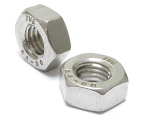 3/8"-16 A4-80 Stainless Steel Hex Nuts, 100pc 3/8"-16 A4-80 Stainless Steel Hex Nuts, 100pc