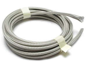 AA59569R30T0375 3/8" I.D. Tubular Braid, Tinned Copper, 25ft