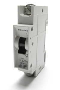 Siemens 5SN1220 380VAC 20 Amp 1-pole DIN Rail Circuit Breaker Siemens 5SN1220 380VAC 20 Amp 1-pole DIN Rail Circuit Breaker
