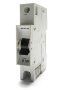 Siemens 5SN1216 380VAC 16 Amp 1-pole DIN Rail Circuit Breaker Siemens 5SN1216 380VAC 16 Amp 1-pole DIN Rail Circuit Breaker