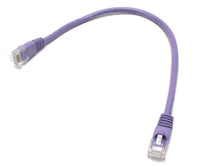 CAT6 UTP 100% Copper Patch Cable, 550 MHz, 1 Foot, Violet, 10pcs CAT6 UTP 100% Copper Patch Cable, 550 MHz, 1 Foot, Violet, 10pcs