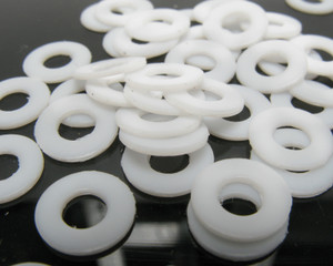PTFE Washer, #8 x 3/8 x 0.03 inch, 100pcs PTFE Washer, #8 x 3/8 x 0.03 inch, 100pcs