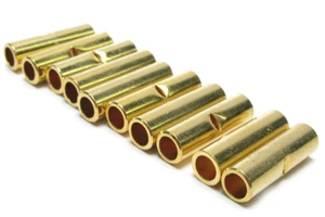 Butt Lug/Splice, 10AWG, Gold-Plated, 10pcs