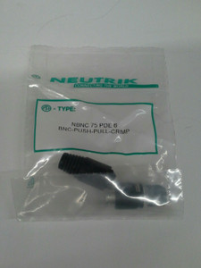 Neutrik NBNC75 PDE6 BNC cable connector, Lot of 10 Pieces Neutrik NBNC75 PDE6 BNC cable connector, Lot of 10 Pieces