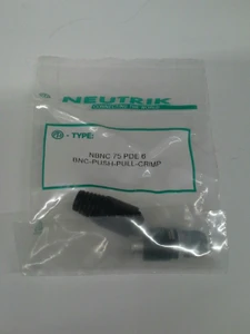 Neutrik NBNC75 PDE6 BNC cable connector, Lot of 10 Pieces