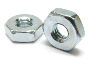 Hex Machine Screw Nut, 8-32, Steel, 100 Piece