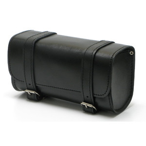 Motorcycle Handlebar Leather Tool, Fork, Luggage Bag, 120 cu in. Capacity Motorcycle Handlebar Leather Tool, Fork, Luggage Bag, 120 cu in. Capacity