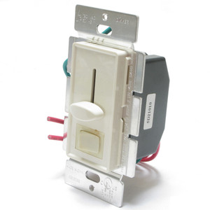 Combination Slide Dimmer and Switch, Light Almond Combination Slide Dimmer and Switch, Light Almond